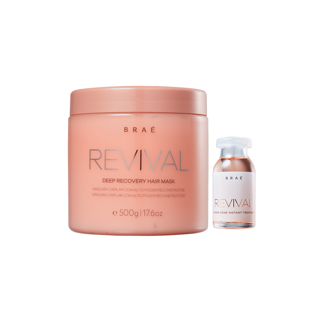 Kit Revival Máscara Capilar 500ml e Ampola 13ml - Beauty