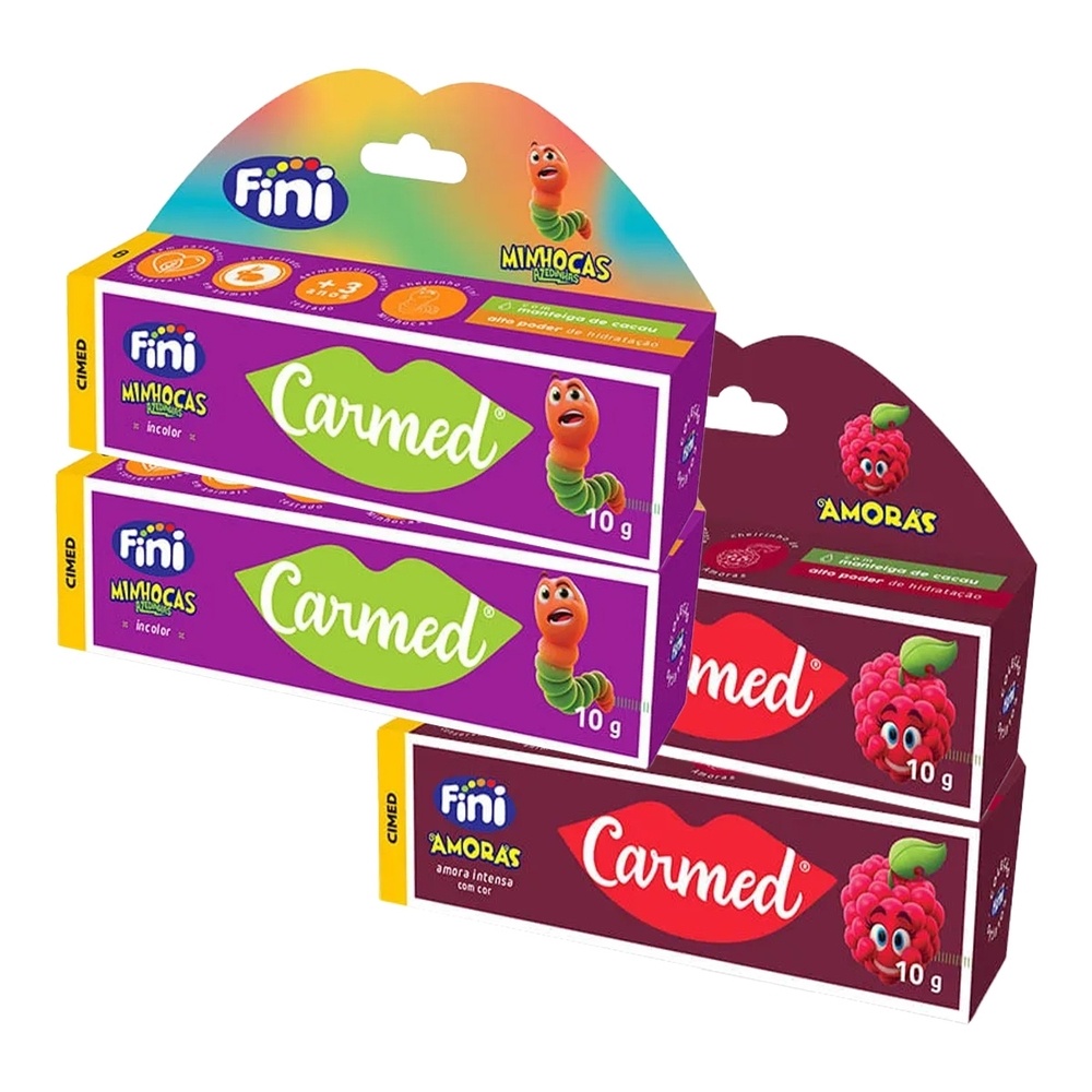Kit 4 und Carmed 2 Minhoca e 2 Amora Intensa em Oferta na Shopee