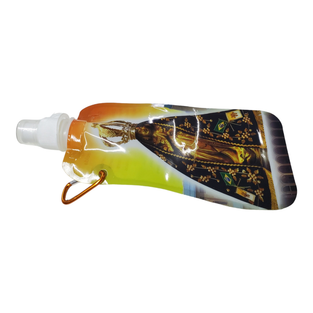 Squeeze garrafa de água garrafinha dobrável ideal para levar na bolsa para academia em Oferta na Shopee