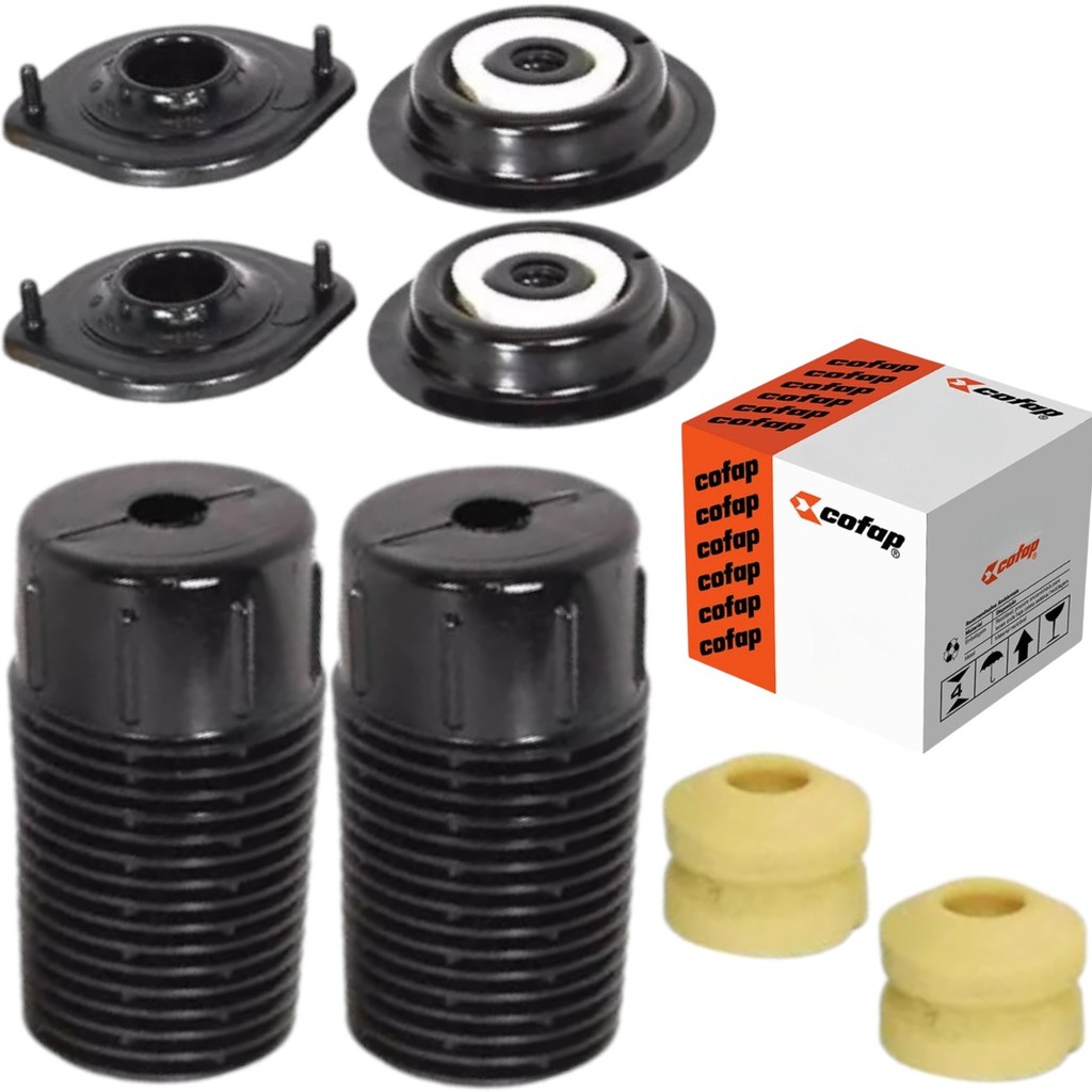 Par Top Kit Suspensao Batente Coxim Coifa Dianteira Cofap Celta Corsa Prisma Tigra