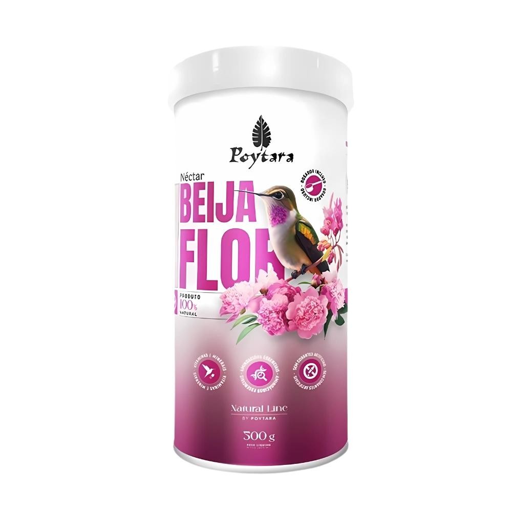 Poytara Nectar Beija Flor 500g Alimento Natural Aves