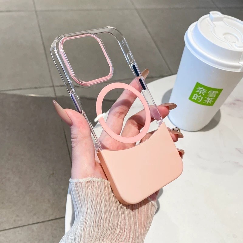 Sucção magnética dupla minimalista adequada para capa de celular Apple11 13 pro14 15 16 promax, nova proteção de lente