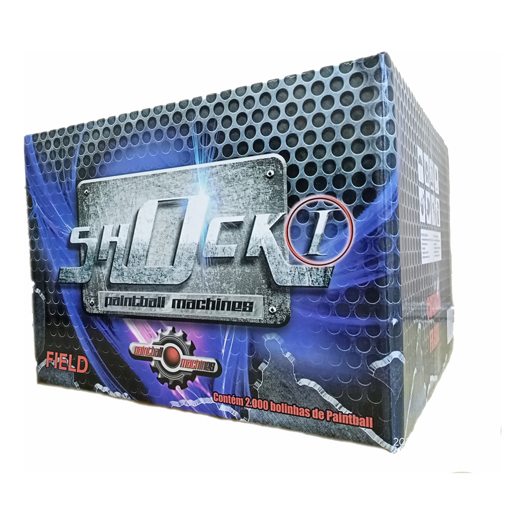 Bolinha Paintball Shock 1 - Paintball Machines 2000 Unid
