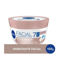 Creme Uniformizador Facial Nivea Beleza Radiante 7 em 1 para Pele Negra 100g