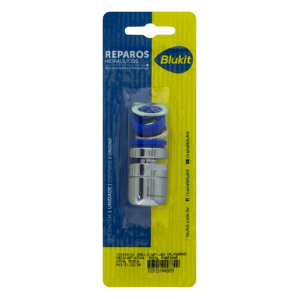 Arejador ABS para Cozinha com Rosca Articulado Blukit DECA/DOCOL/FABRIMAR