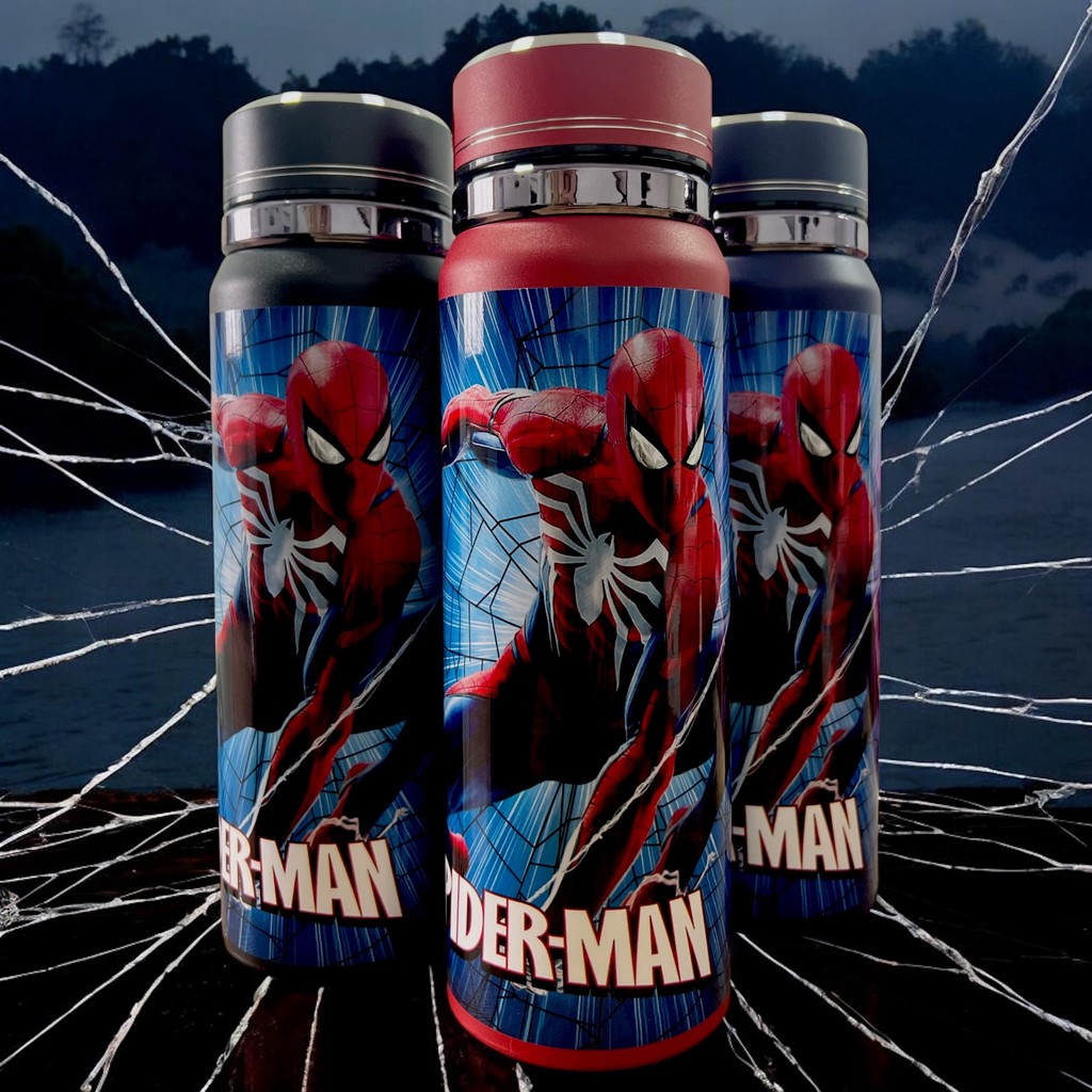 Garrafa Homem Aranha Spider-Man Térmico 800ml Infantil e Adulto em Oferta na Shopee