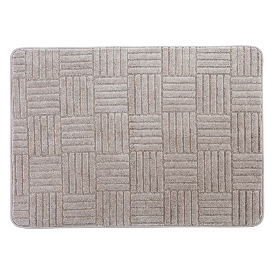 Tapete Sala Quarto 1,00x1,40 Toquio Pelo Baixo Peludo Relevo Antiderrapante Decorativo Retangular Macio Moderno Confortá