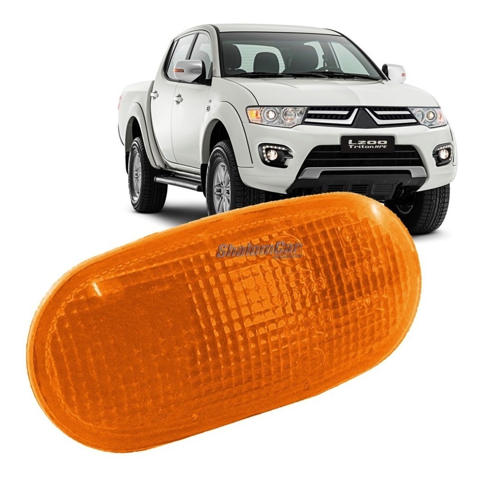 Lanterna Pisca Lateral L200 Pajero Tr4 Dakar Troller C/soquete Ambar