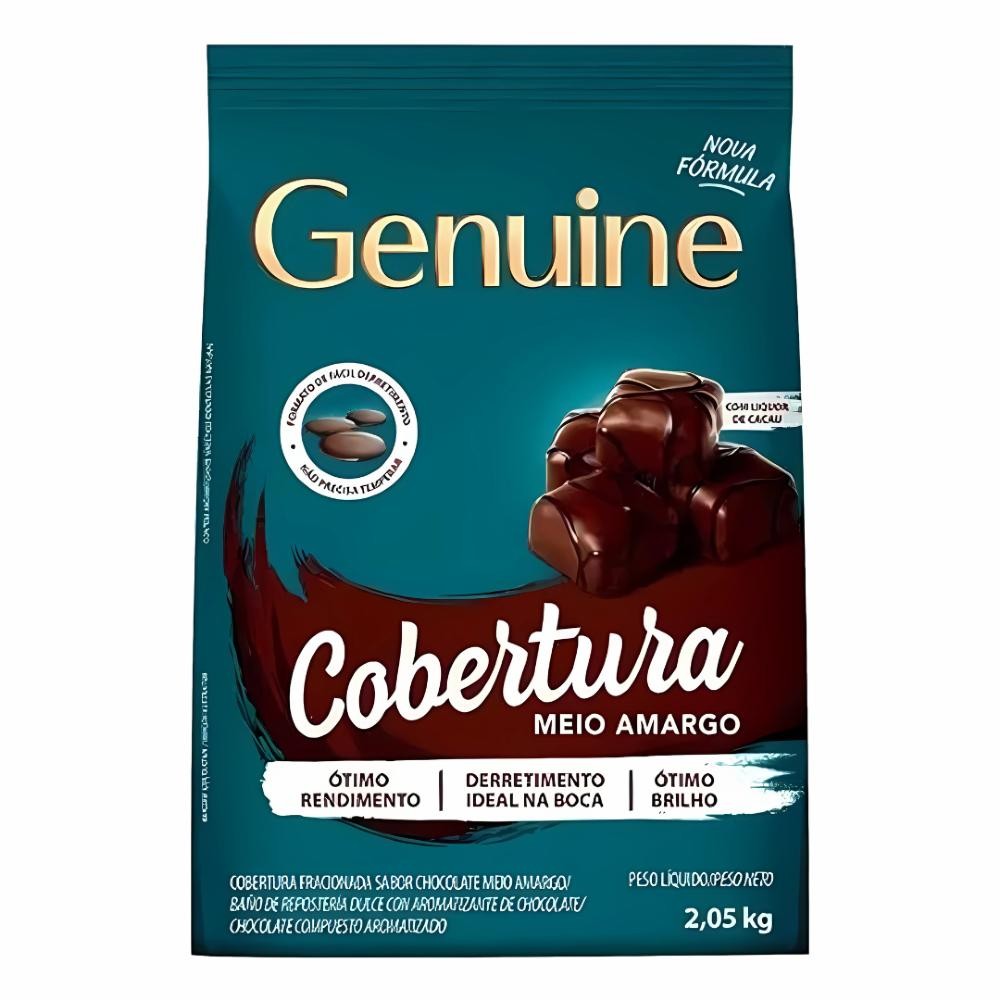 Cobertura em Gotas Meio Amargo Cargill 2,05 Kg Genuine em Oferta na Shopee