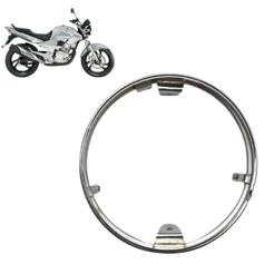 Aro De Farol Fazer 250 2006 Até 2010 Cromado