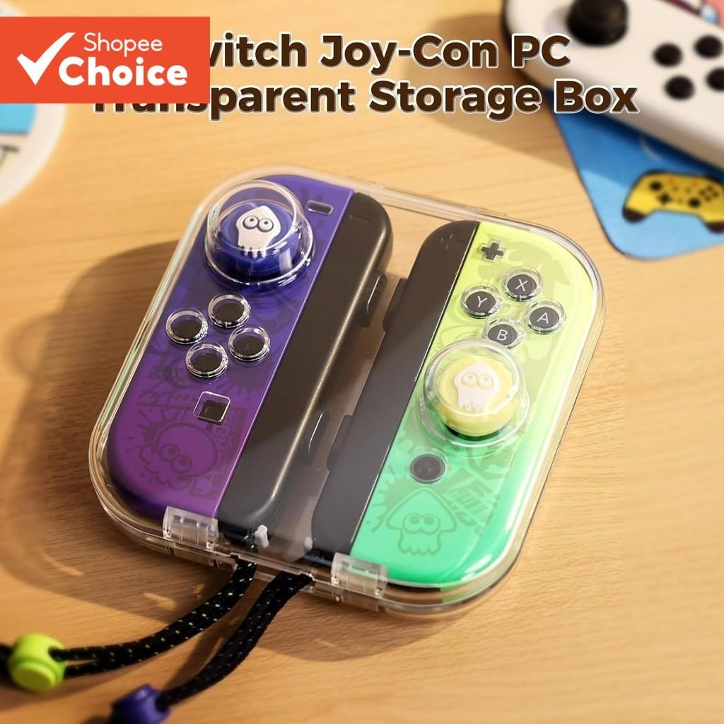 Estojo de Armazenamento Joy-Con com Fechamento Magnético para Nintendo Switch OLED, Bolsa Portátil à Prova de Poeira