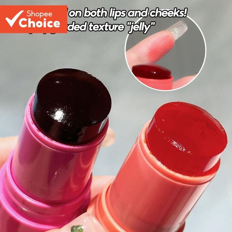 Her Orange Jelly Blush Stick , Contorno Preguiçoso , Tom De Pele À Noite , Cor Iluminadora , Batom Rouge De Dupla Utiliz