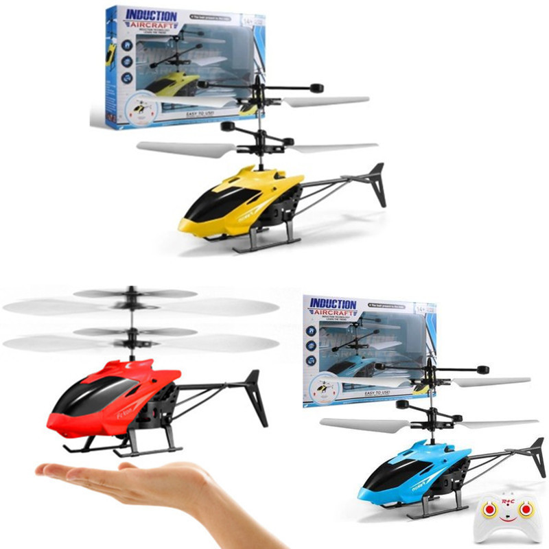 Aeronave de indução de venda quente luminosa suspensa helicóptero de controle remoto carregando indução resistente a cho