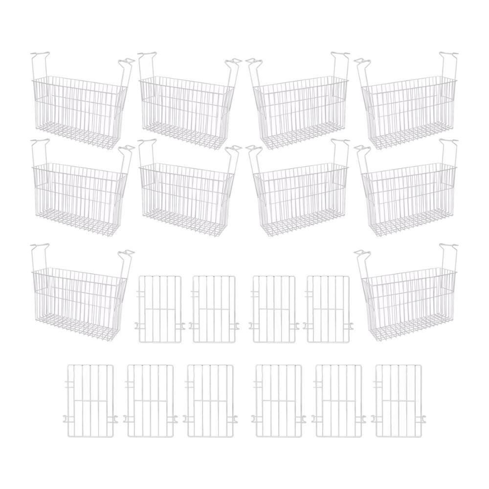 Kit - 10 Cestos Organizador Nextgen Para E Hf Metalfrio + 10 Separadores em Oferta na Shopee