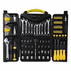 Kit de Ferramentas com 115 Peças e Maleta Cromo Vanádio LKF-116 00015255.8 LYNUS