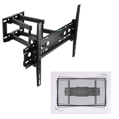 Suporte Para Tv 40" a 85" Lcd Led Tri-Articulado Deend