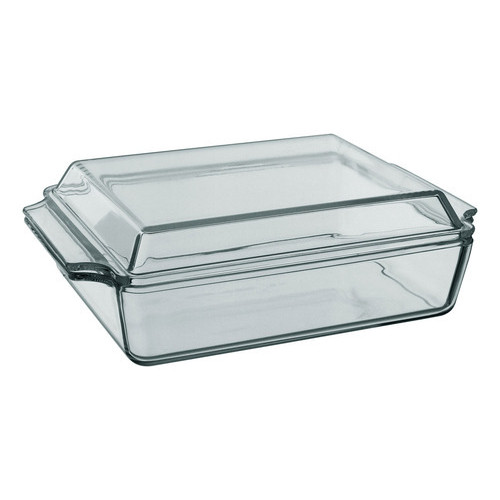 Assadeira Retangular Com Tampa Vidro Temperado 2l 9x30x21cm em Oferta na Shopee