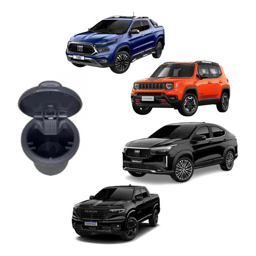 Cinzeiro Porta Moedas Automotivo Toro Renegade Compass Mopar em Oferta na Shopee