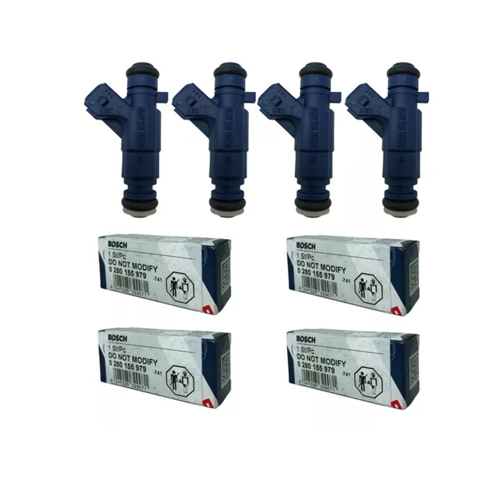 Kit 4x Bico Injetor Gol G3 Special 1.0mi 8v 1.0 0280155979 