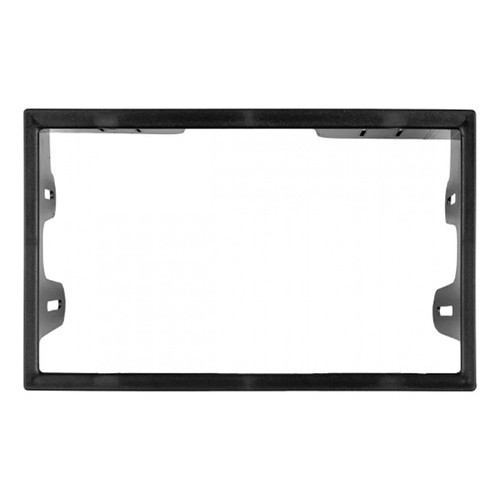 MOLDURA PARA CENTRAL MULTIMIDIA MP5 7 POL 2 DIN POLO FOX G2 BORA FIESTA ECOSPORT GOLF 1999 A 2013