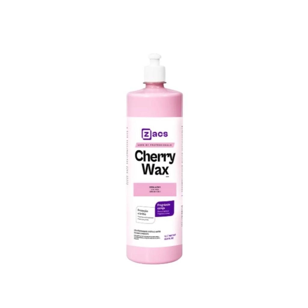 Cherry Wax 4 Em 1 Zacs 500ml Cera Brilho Proteção Tira Riscos em Oferta na Shopee