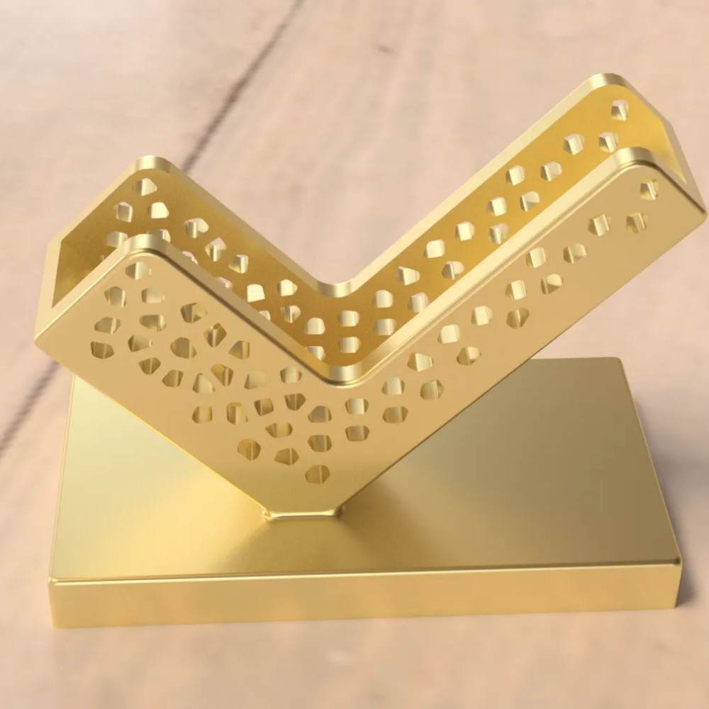 Expositor Porta Cartão De Visita MINIMALISTA LUXO Suporte para cartão panfleto Livreto Escritorio Sala