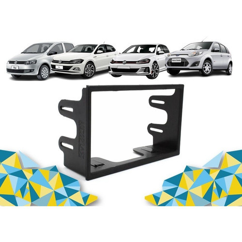 Moldura 2din Universal Chinesa Golf Polo Fiesta Ecosport