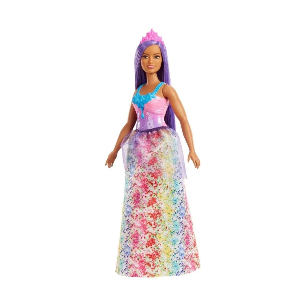 Boneca Barbie Dreamtopia Princesa Cabelo Roxo com Tiara Rosa - Mattel HGR17/HGR13