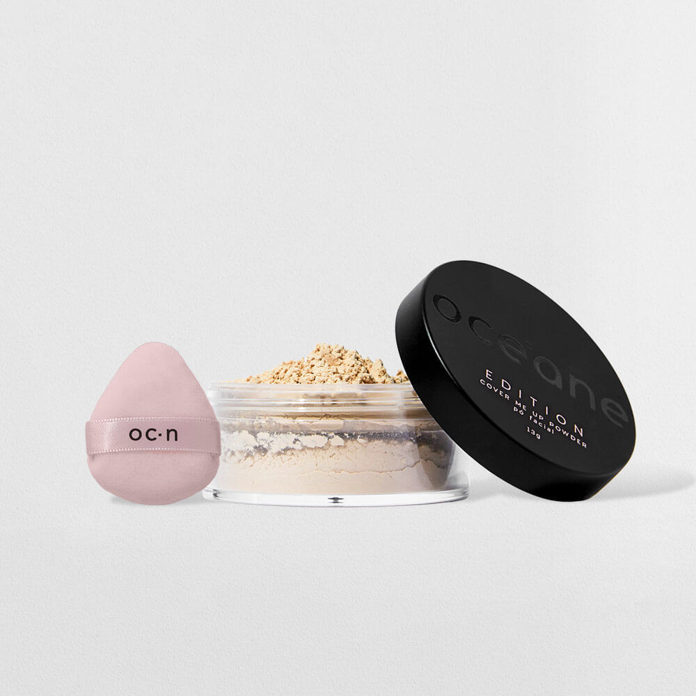 Kit Pó Solto + Mini Esponja Océane Edition (2 Produtos) - Beauty