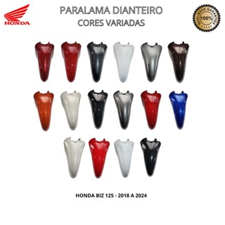 Paralama Dianteiro Honda Biz 125 2018 A 2024- Cores Variadas em Oferta na Shopee