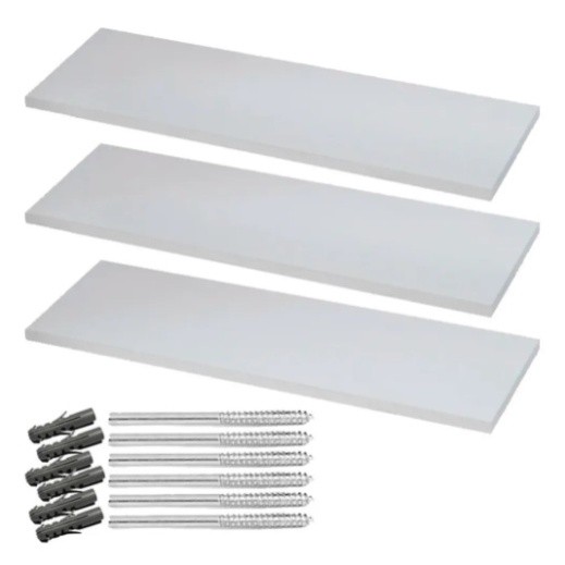 1 Prateleira Reta 40X20 cm   P/ Decoração , Parede , Cozinha, Sala e Quarto