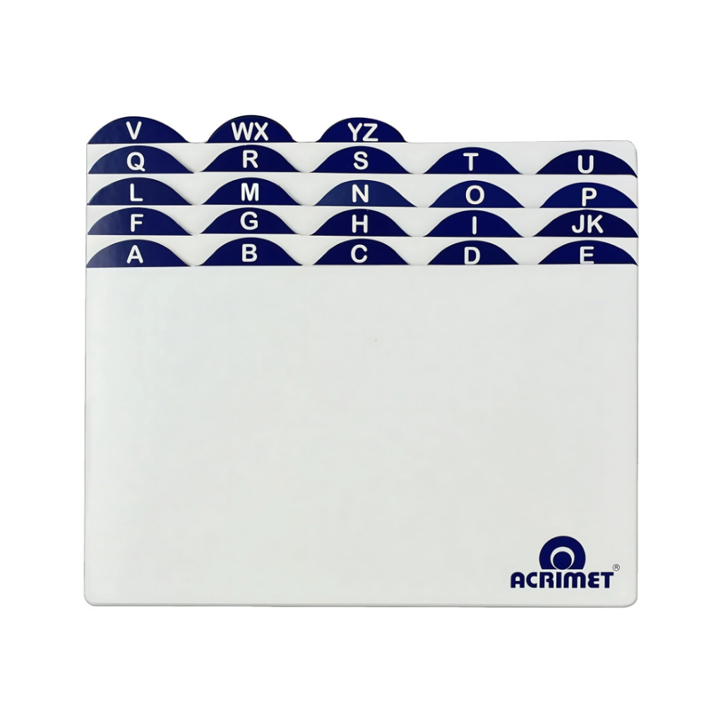 Índice de az abecedário Fichário Acrimet 4x6 632 - Acrimet em Oferta na Shopee