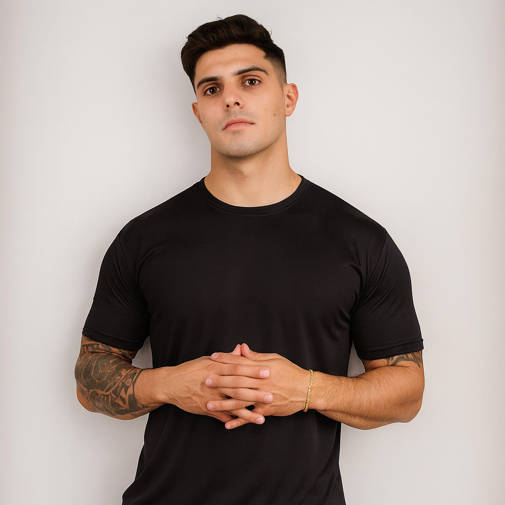 Camiseta Masculina Dry Fit  Alta Qualidade