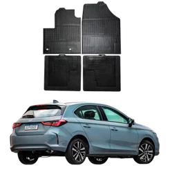 Tapete Honda City Hatch 2022- Stratus 100% Borracha Borcol