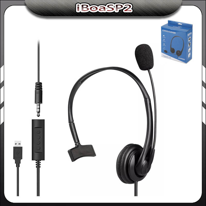 Fone De Ouvido Removíve Com Microfone Usb Headset Call Center em Oferta na Shopee