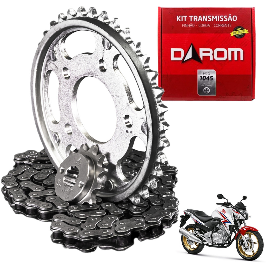 Kit Relação Cb 300r 2009 2010 2011 2012 2013 2014 2015 Darom em Oferta na Shopee
