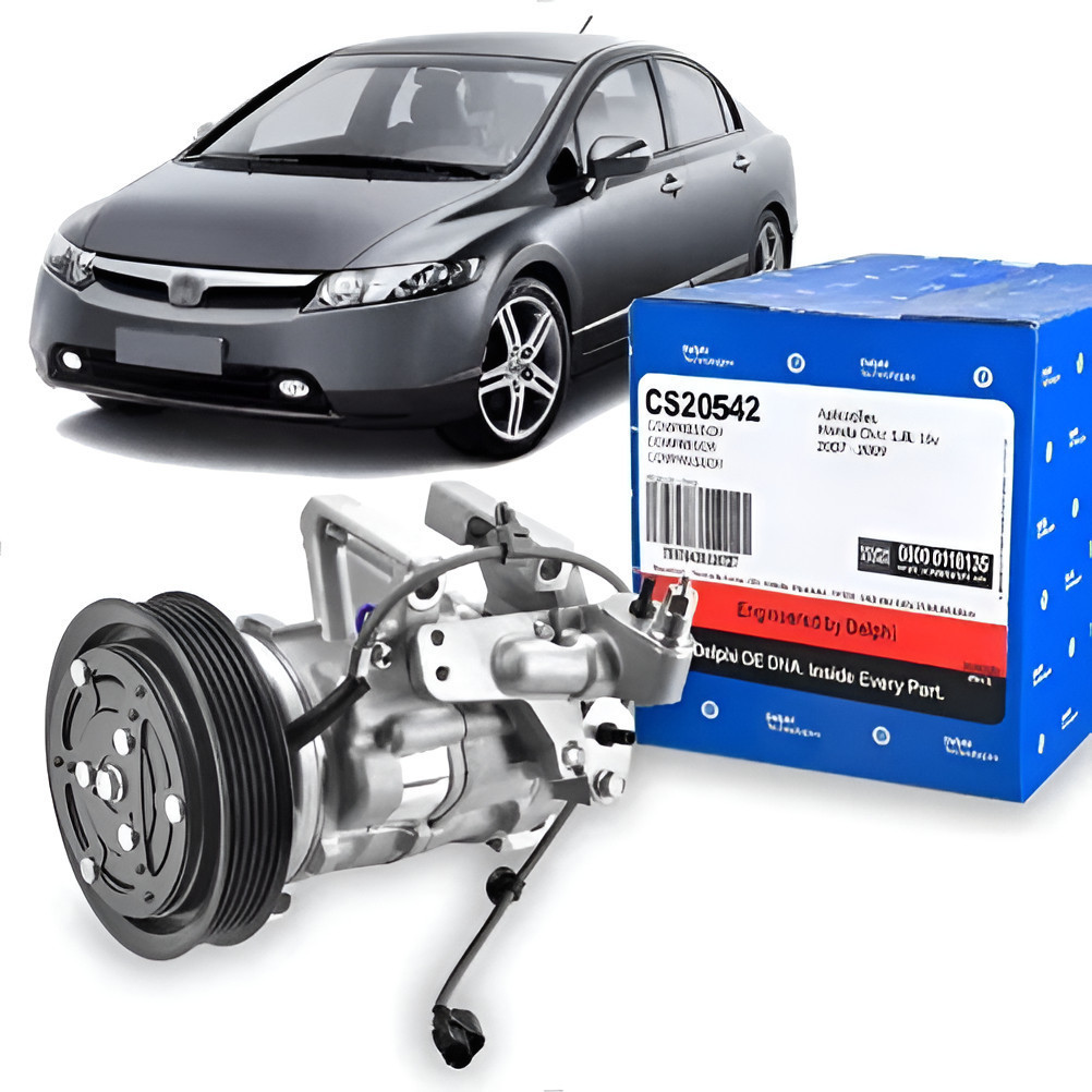 Compressor Ar Honda Civic 2011 Em Diante Original Delphi