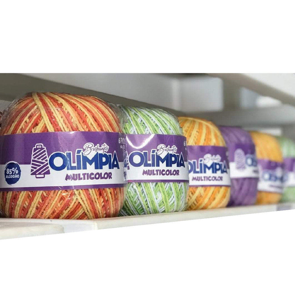 Barbante Olímpia Multicolor fio 6 200g