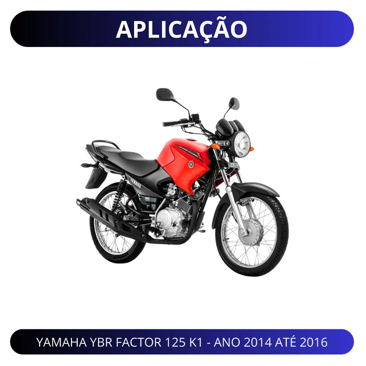 Painel Velocímetro Ybr Factor 125 K1 2014 2015 2016 — imagem 2 de 2