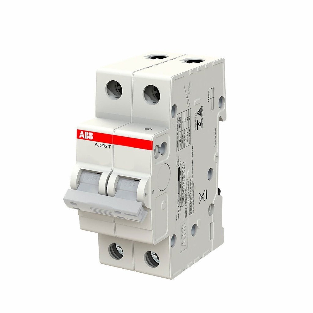 Disjuntor Mini Din Bipolar 63A Curva C 5ka 440V Abb