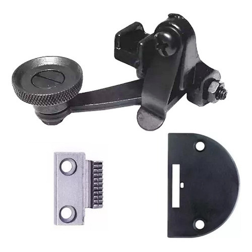 Calcador de Rodizio Chapa Pezinho Dente Costurar Couro Napa Curvin Maquina Reta Industrial