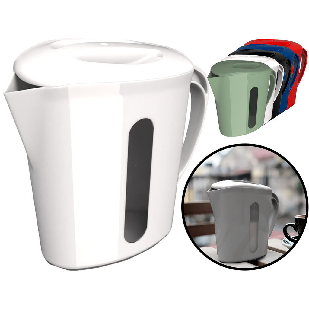 Leiteira Jarra Plástica Para Micro-ondas Leite Suco Água Com Tampa E Alça 1 Litro Unitermi em Oferta na Shopee