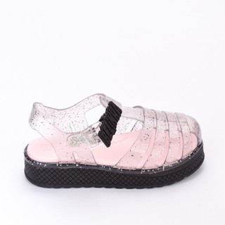 Sandália Infantil Plataforma Canal Da Belinha Preto Gliter Aranha Blogueira Confortável em Oferta na Shopee