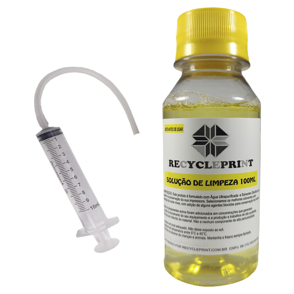 100ml Solução de Limpeza para Cabeça de Impressão e Cartuchos de Tinta em Oferta na Shopee
