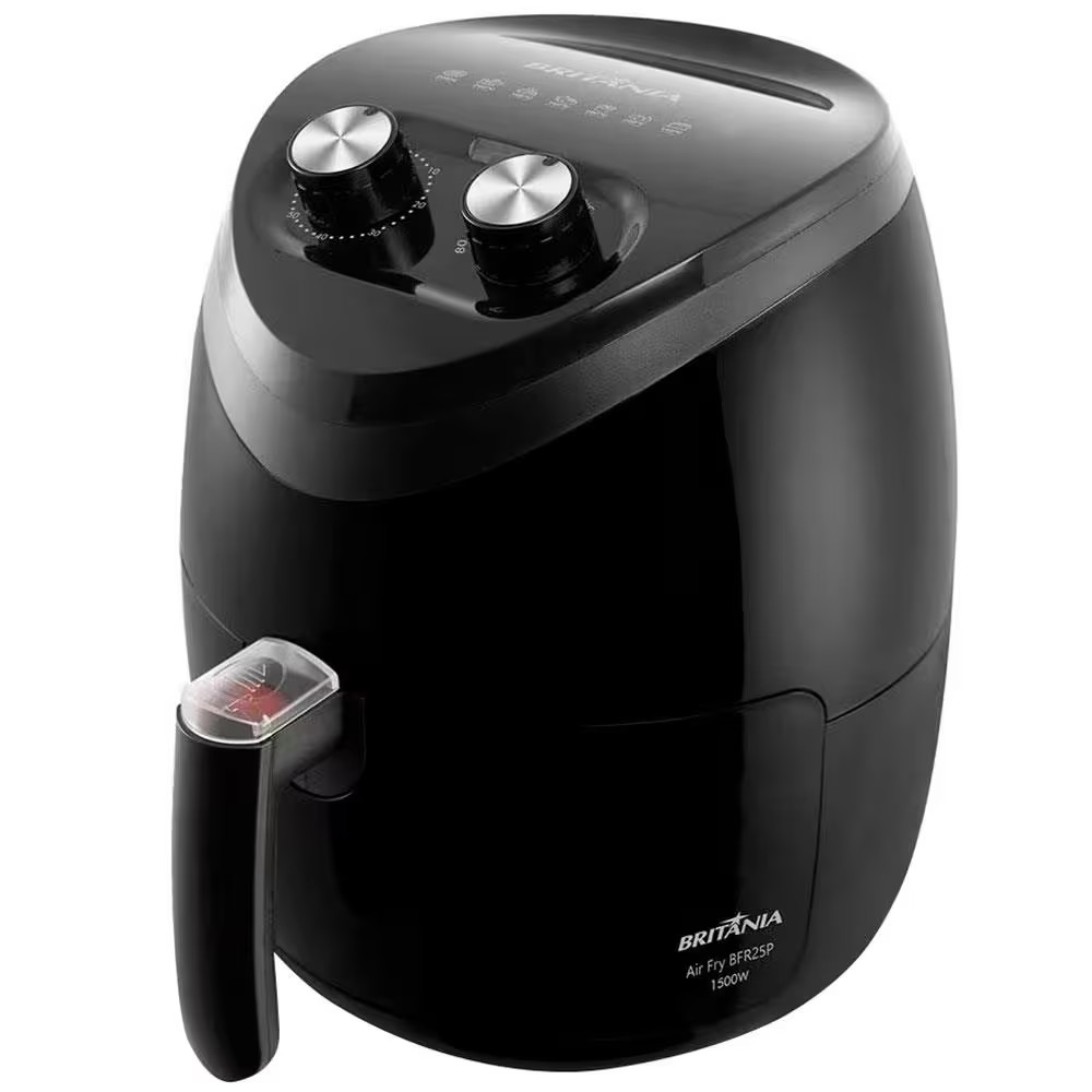 Fritadeira Air Fryer Bfr25p 3,5 Litros Preto Britânia - Home Appliances