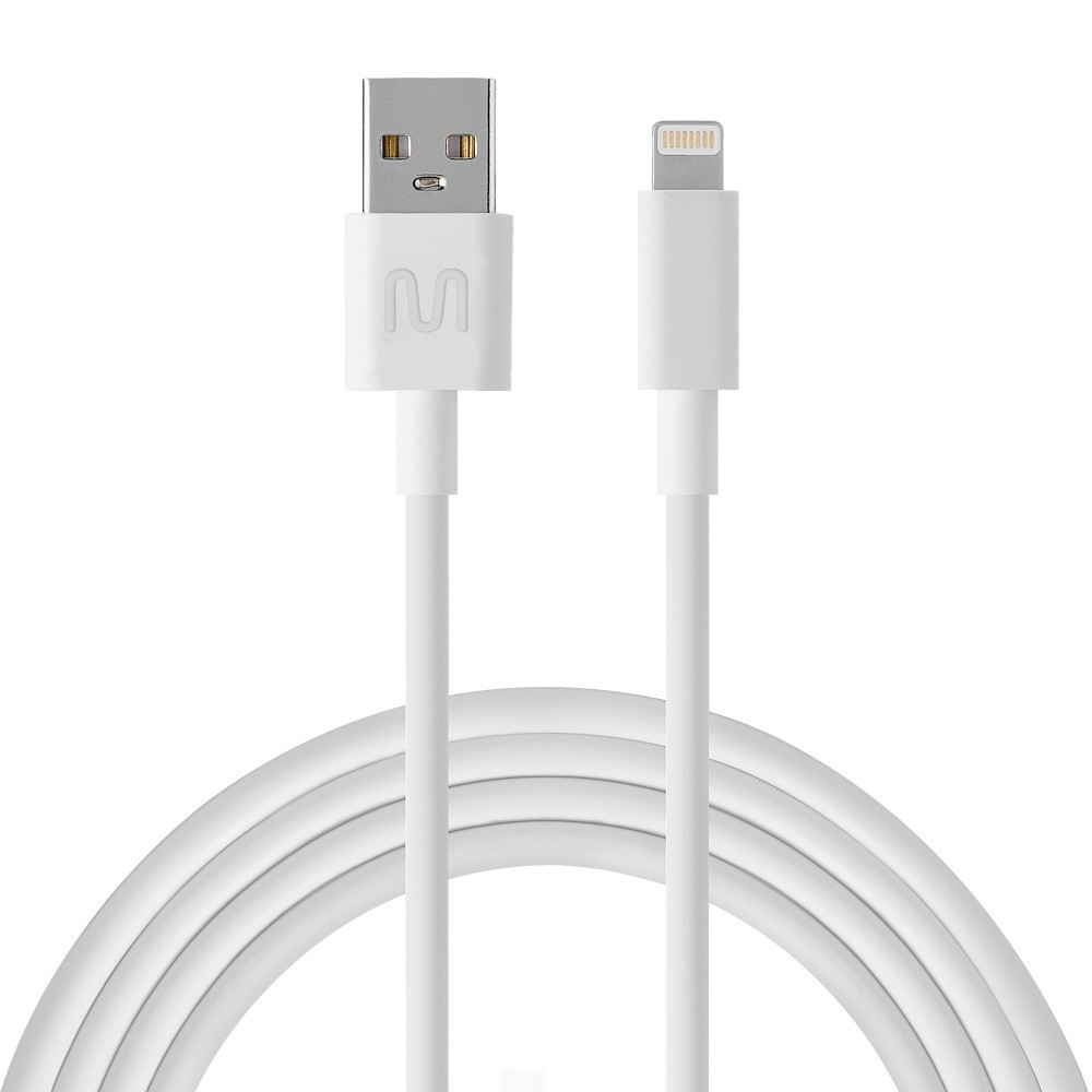 Cabo Lightning 1.2m Branco Multi - WI444 - detalhe
