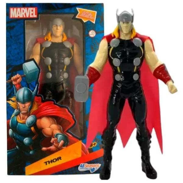 Boneco Thor Articulado 22cm Marvel Os Vingadores Brinquedo