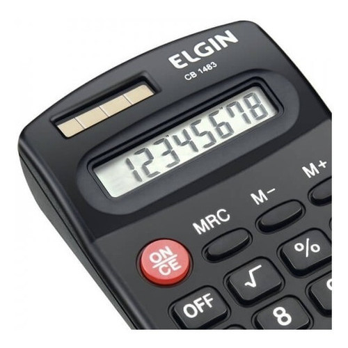 Calculadora Eletronica Solar De Bolso Elgin 8 Digitos Cb1483 ¢