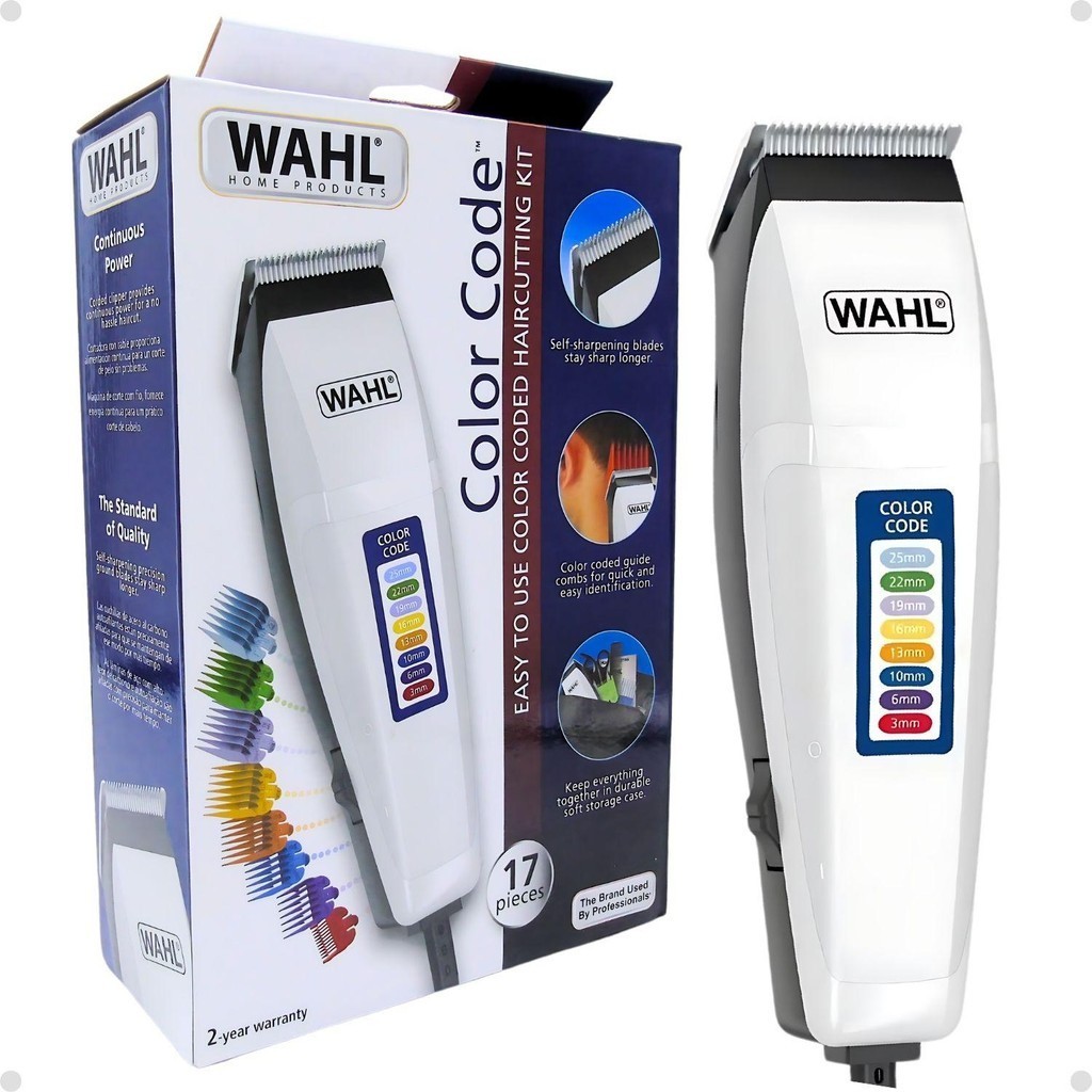 Máquina De Corte Wahl Color Code 17 Pieces 127v