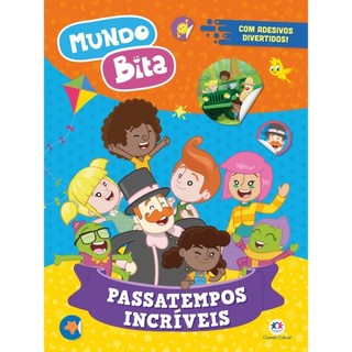 Livro Adesivos Mundo Bita - Passatempos incríveis em Oferta na Shopee